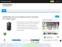 Tablet Screenshot of anotation.com